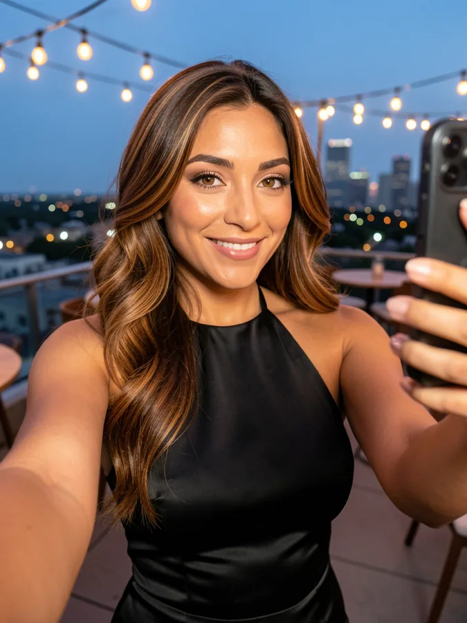 Foto de perfil de ejemplo de Bumble