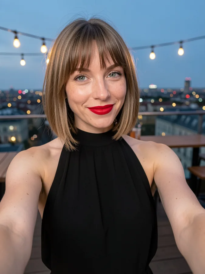 Foto de perfil de ejemplo de Happn