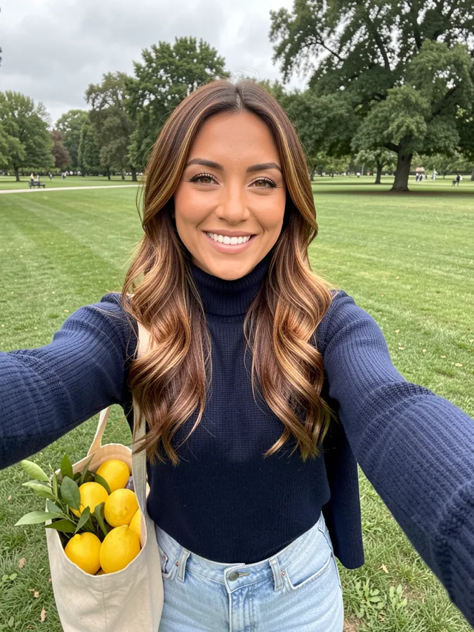 Foto de perfil de ejemplo de Bumble